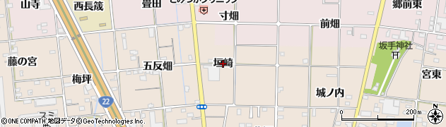 愛知県一宮市佐千原（垣崎）周辺の地図
