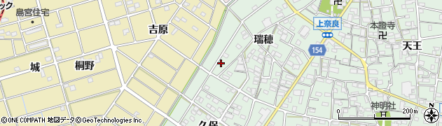 愛知県江南市上奈良町瑞穂153周辺の地図