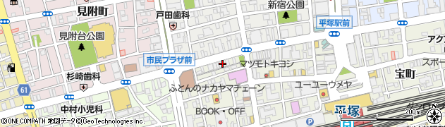 横田書店周辺の地図