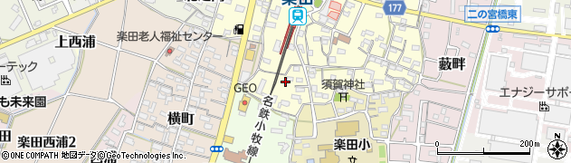 愛知県犬山市裏之門9周辺の地図