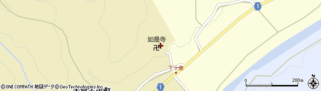 京都府綾部市十倉志茂町遅谷周辺の地図