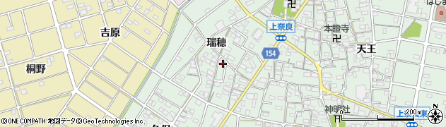 愛知県江南市上奈良町瑞穂202周辺の地図