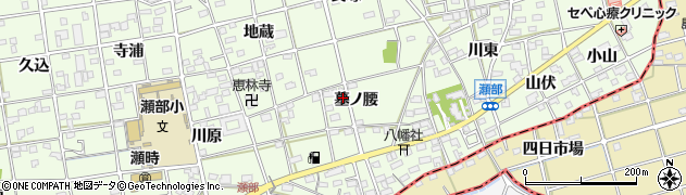 愛知県一宮市瀬部（墓之腰）周辺の地図