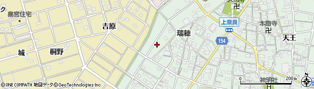 愛知県江南市上奈良町瑞穂154周辺の地図