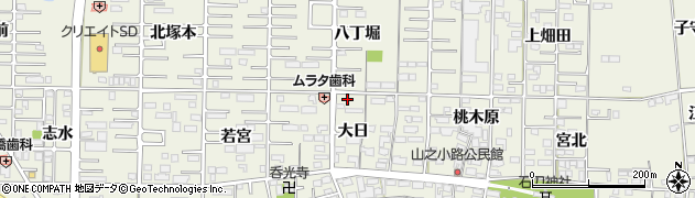 愛知県一宮市今伊勢町馬寄大日1周辺の地図