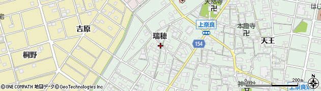 愛知県江南市上奈良町瑞穂194周辺の地図