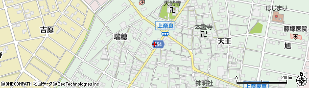 愛知県江南市上奈良町瑞穂84周辺の地図