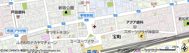 株式会社合人社計画研究所　湘南営業所周辺の地図