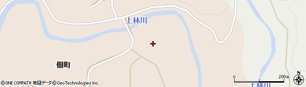 京都府綾部市佃町木ノ下周辺の地図