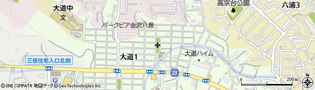 伊賀山公園周辺の地図