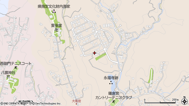 〒248-0002 神奈川県鎌倉市二階堂の地図
