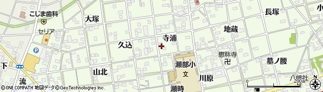 愛知県一宮市瀬部寺浦29周辺の地図