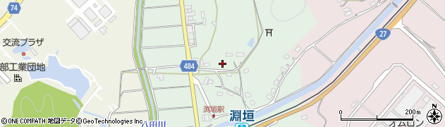 京都府綾部市渕垣町（横田）周辺の地図
