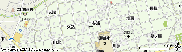 愛知県一宮市瀬部寺浦28周辺の地図