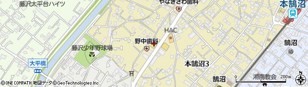 株式会社スズキヤ　鵠沼店周辺の地図