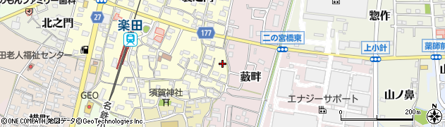 愛知県犬山市裏之門133周辺の地図