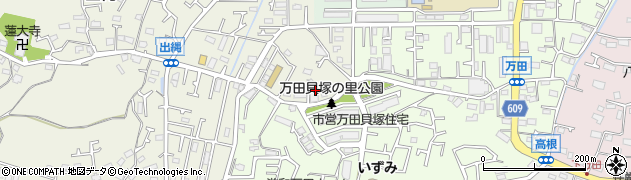 神奈川県平塚市出縄190周辺の地図