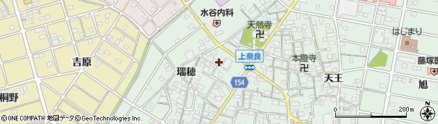 愛知県江南市上奈良町瑞穂92周辺の地図