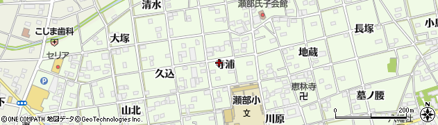 愛知県一宮市瀬部寺浦41周辺の地図