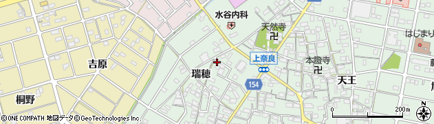 愛知県江南市上奈良町瑞穂110周辺の地図