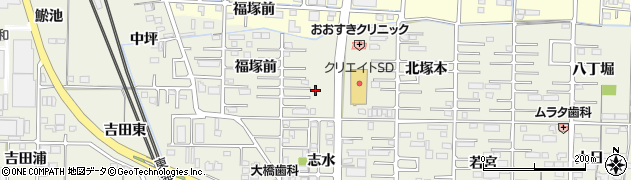 愛知県一宮市今伊勢町馬寄福塚前44周辺の地図