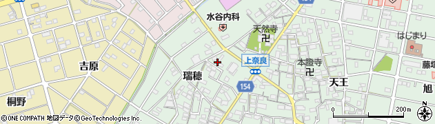 愛知県江南市上奈良町瑞穂95周辺の地図