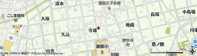 愛知県一宮市瀬部寺浦52周辺の地図