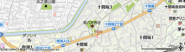 第六天神社周辺の地図