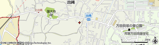 神奈川県平塚市出縄264周辺の地図