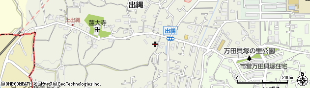 神奈川県平塚市出縄264-2周辺の地図