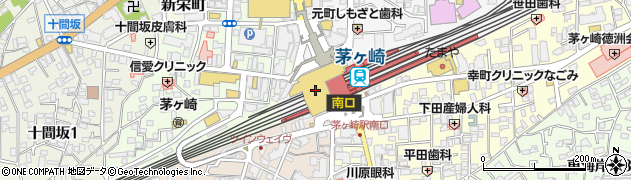茅ヶ崎ラスカ１階　ちがさき濱田屋周辺の地図