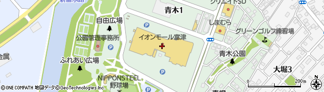 ダイソーイオンモール富津店周辺の地図
