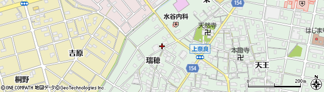 愛知県江南市上奈良町瑞穂54周辺の地図