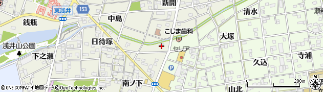 愛知県一宮市浅井町東浅井新開前41周辺の地図