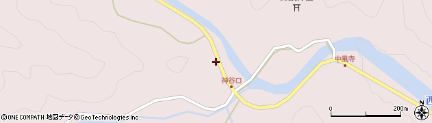 京都府南丹市美山町豊郷栗元周辺の地図