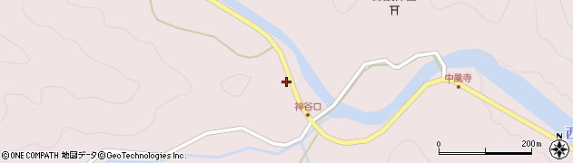 京都府南丹市美山町豊郷（栗元）周辺の地図