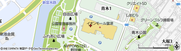 イオンモール富津　２階スナオ周辺の地図