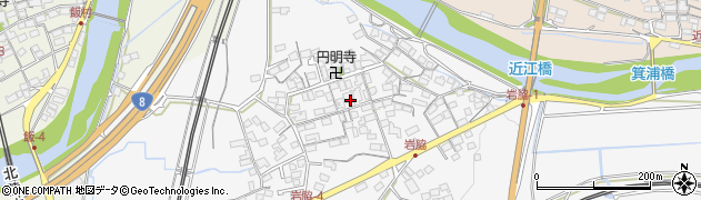 明徳寺周辺の地図