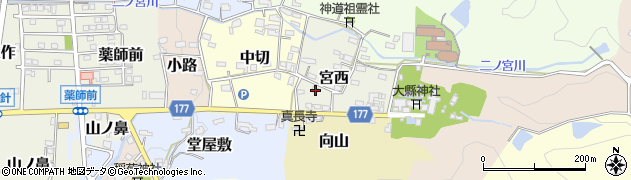 愛知県犬山市宮西10周辺の地図