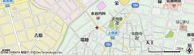 愛知県江南市上奈良町瑞穂69周辺の地図