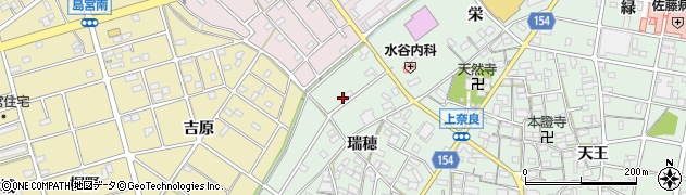 愛知県江南市上奈良町瑞穂18周辺の地図