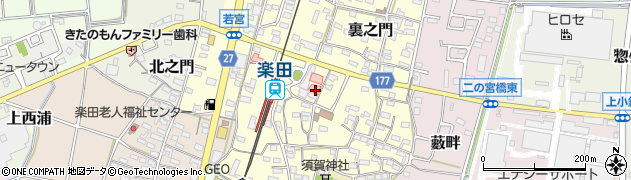 愛知県犬山市裏之門47周辺の地図