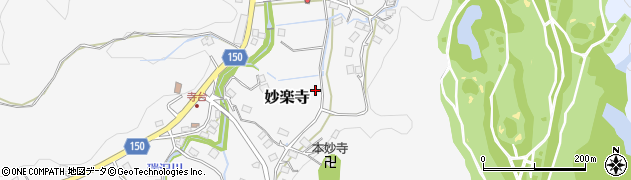 千葉県睦沢町（長生郡）妙楽寺周辺の地図