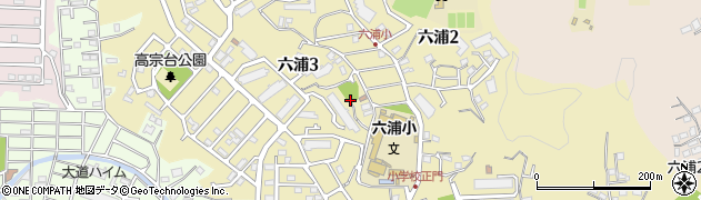 六浦第七公園周辺の地図