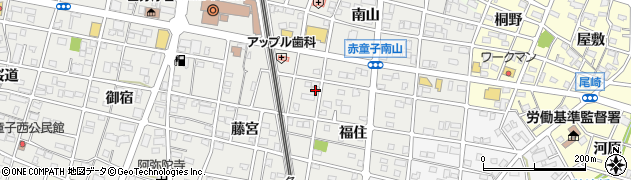 愛知県江南市赤童子町福住53周辺の地図