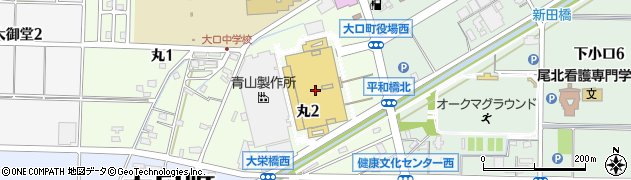 マツモトキヨシＭＥＧＡドン・キホーテＵＮＹ大口店周辺の地図