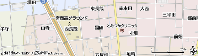 愛知県一宮市富塚（畳田）周辺の地図