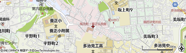 陶元町・養正公民館周辺の地図