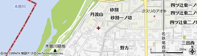 愛知県一宮市木曽川町玉ノ井砂割89周辺の地図