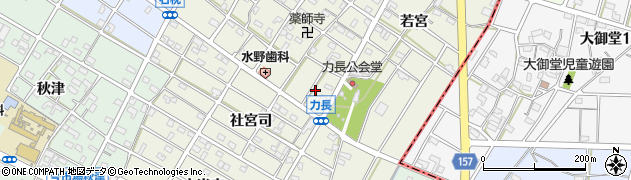 愛知県江南市力長町神出189周辺の地図